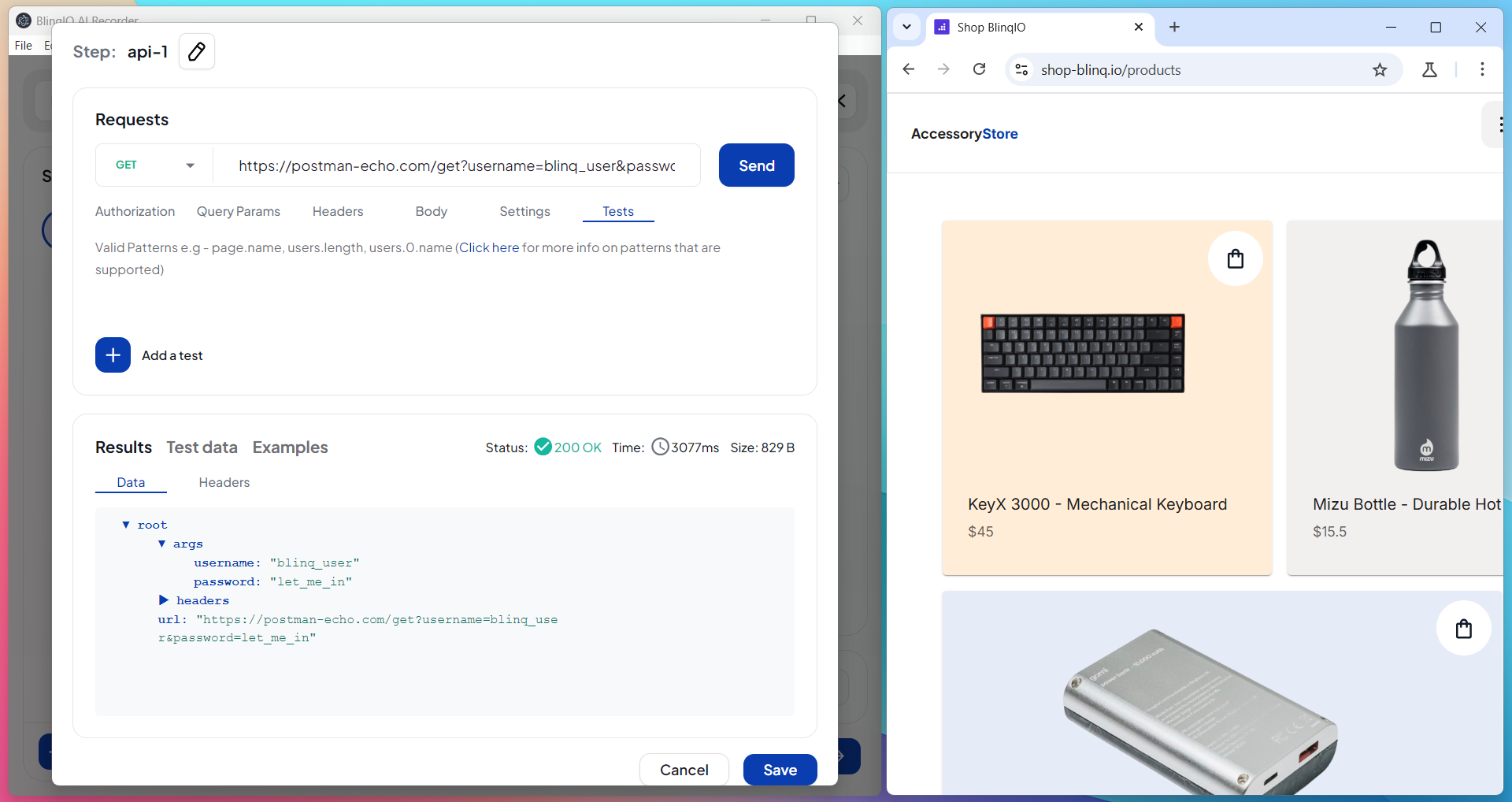 Add API Step