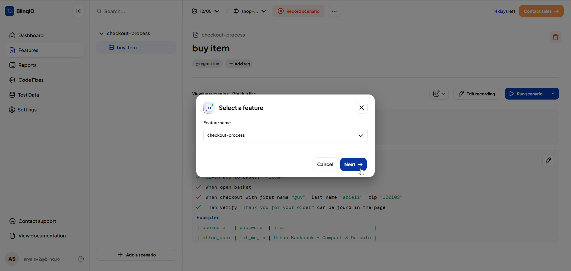 select-a-feature